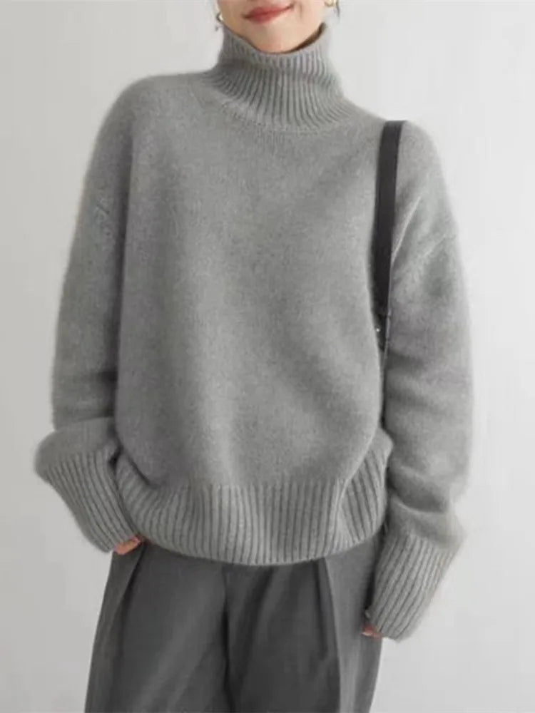 Ruth – Eleganter Rollkragenpullover