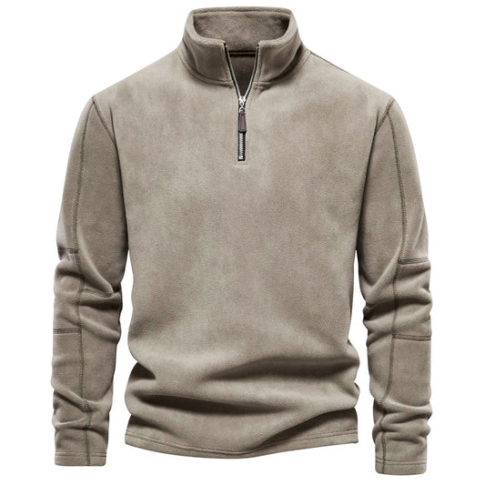 Jacob – Fleece-Pullover mit Hohem Kragen