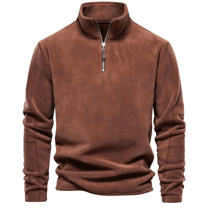 Jacob – Fleece-Pullover mit Hohem Kragen