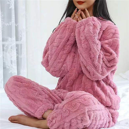 Pamela – Fleece-Pyjama-Set für Damen