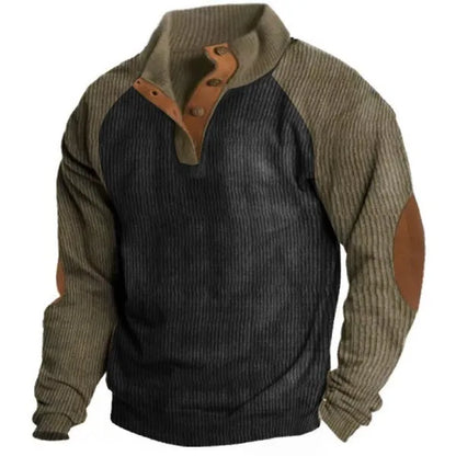 Jonathan – Patchwork-Sweatshirt für Herren