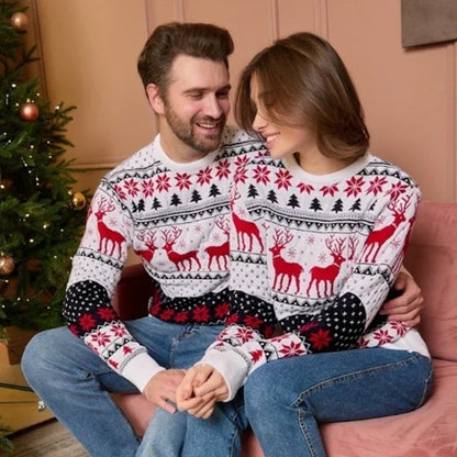 Juliet – Unisex-Weihnachtspullover im Winterstil