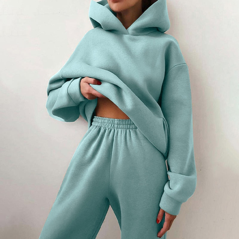 Anne – Komfortabler Zweiteiliger Damen-Hoodie im Oversized-Look