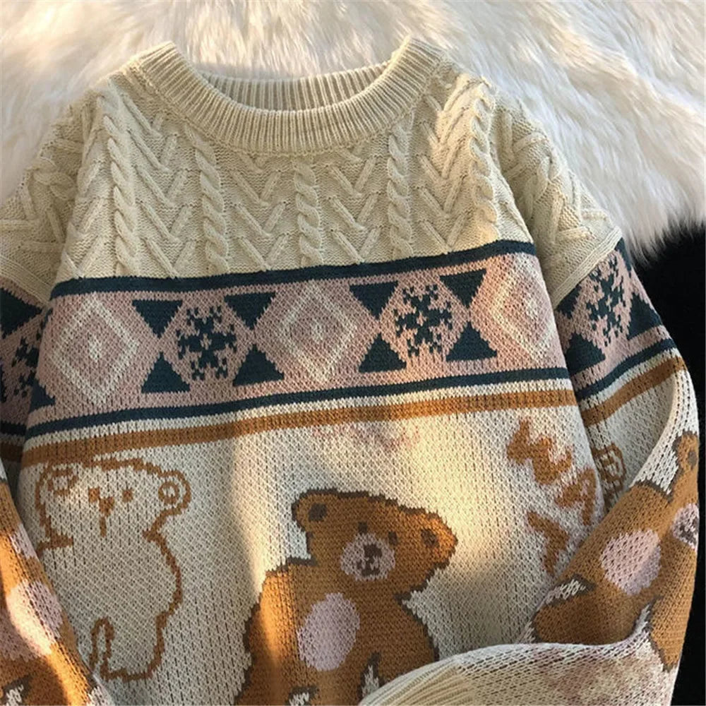 Rose – Süßer Bärenpullover für Paare