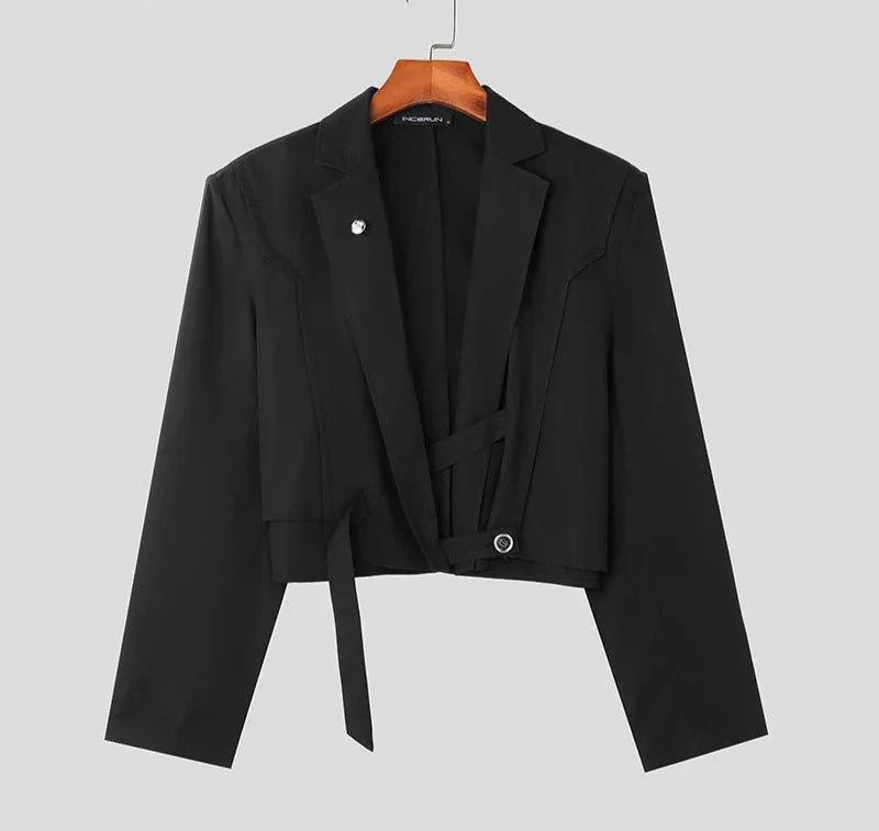 Steven – Moderner Kurzer Herrenblazer mit Schnallendetail