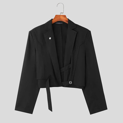 Steven – Moderner Kurzer Herrenblazer mit Schnallendetail