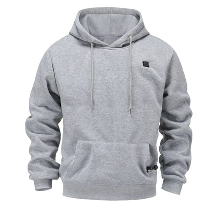 Malcolm – Winter Herren-Hoodie mit USB-Heizung